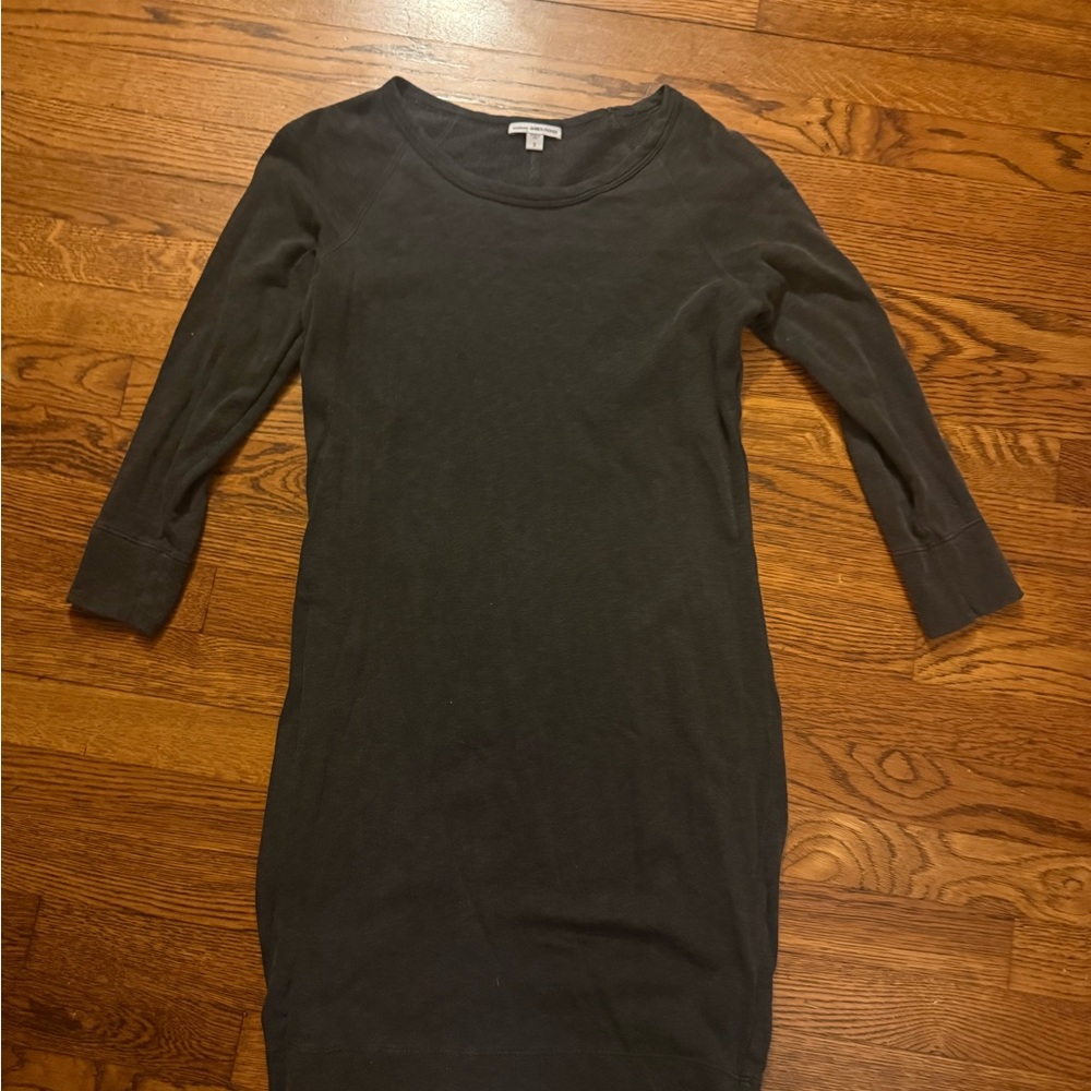 Standard James Perse raglan Gray Women's Dress - Picture 2 of 4